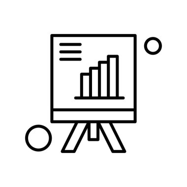 Ofis simgesi vektör illüstrasyonu