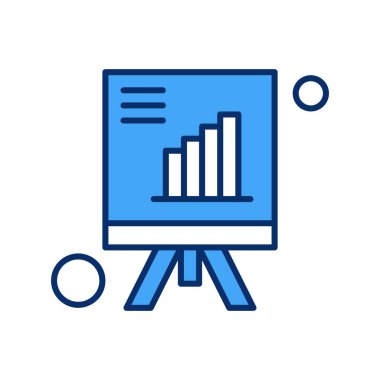 Ofis simgesi vektör illüstrasyonu