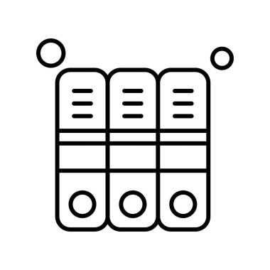 Ofis simgesi vektör illüstrasyonu