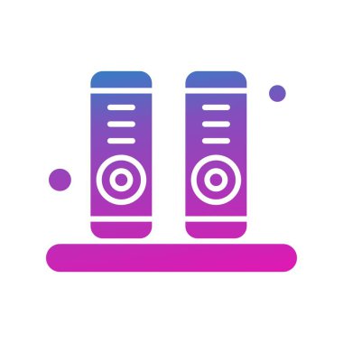 Ofis simgesi vektör illüstrasyonu