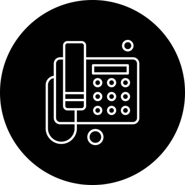 Ofis simgesi vektör illüstrasyonu