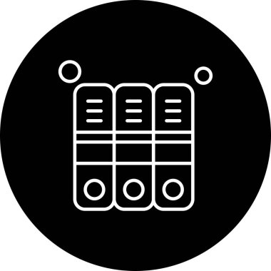 Ofis simgesi vektör illüstrasyonu