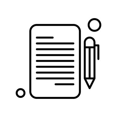 Ofis simgesi vektör illüstrasyonu