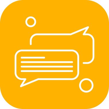 Konuşma balonu vektör çizimi 