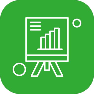 Ofis simgesi vektör illüstrasyonu