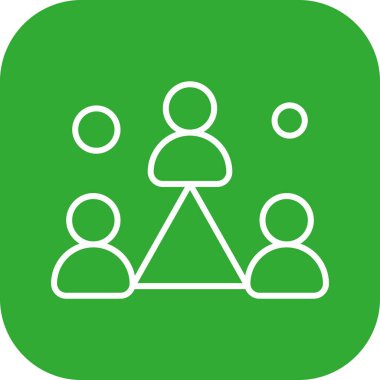 Ofis simgesi vektör illüstrasyonu