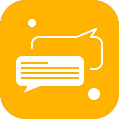 Konuşma balonu vektör çizimi 