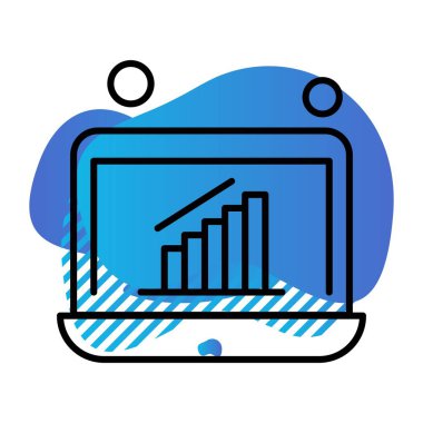  dizüstü bilgisayar simgesi, vektör illüstrasyonu