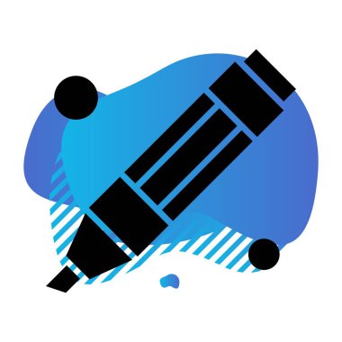 Ofis simgesi vektör illüstrasyonu