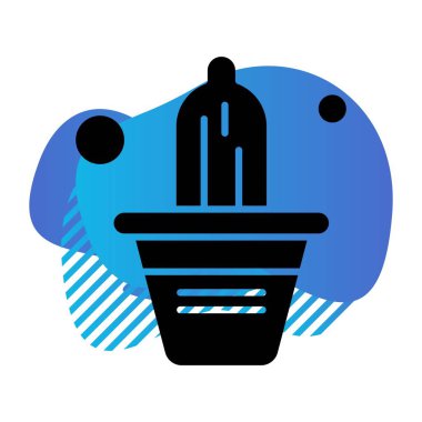 Ofis simgesi vektör illüstrasyonu