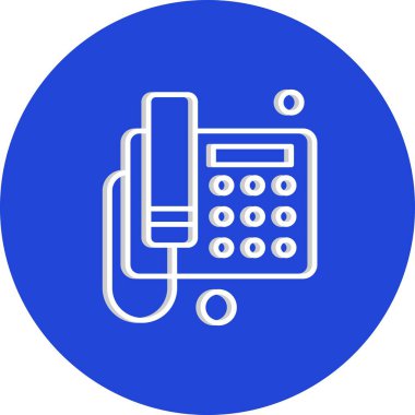 Ofis simgesi vektör illüstrasyonu