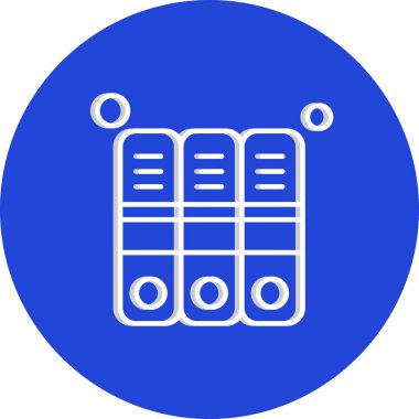 Ofis malzemelerinin vektör illüstrasyonu 