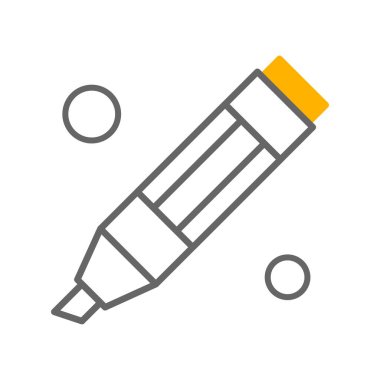 Ofis malzemelerinin vektör illüstrasyonu 