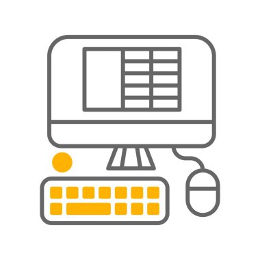  Vektör Bilgisayar Ağı Simgesi