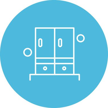 Ofis malzemelerinin vektör illüstrasyonu 