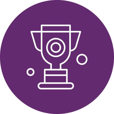 kupa simgesi, vektör çizimi