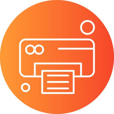 Ofis malzemelerinin vektör illüstrasyonu 