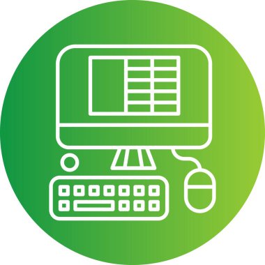  Vektör Bilgisayar Ağı Simgesi