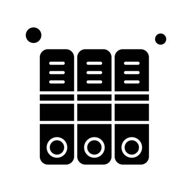 Ofis malzemelerinin vektör illüstrasyonu 