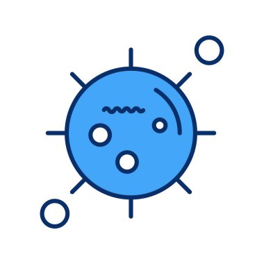 Coronavirus Simgesi, Vektör İllüstrasyonu