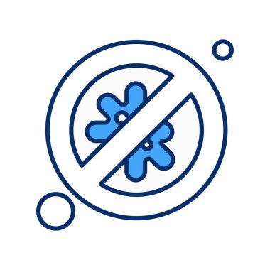 Vektör Bloğu Simgesi, basit web illüstrasyonu