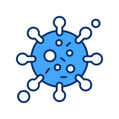 Virüs Simgesi, vektör illüstrasyonu