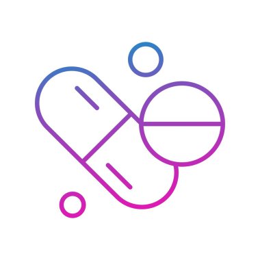 Coronavirus simgesi konsepti, vektör illüstrasyonu 