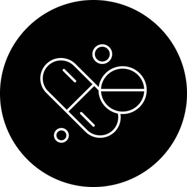 Coronavirus simgesi konsepti, vektör illüstrasyonu 