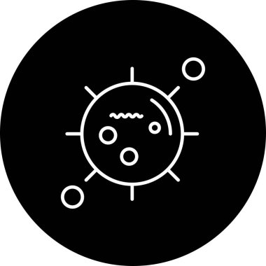 Coronavirus Simgesi, Vektör İllüstrasyonu