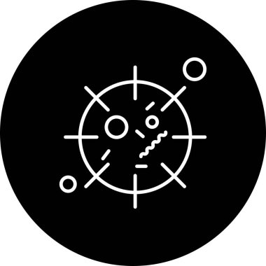 Coronavirus Simgesi, Vektör İllüstrasyonu