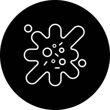 Coronavirus Simgesi, Vektör İllüstrasyonu