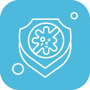 Vektör kalkanı ağ simgesi