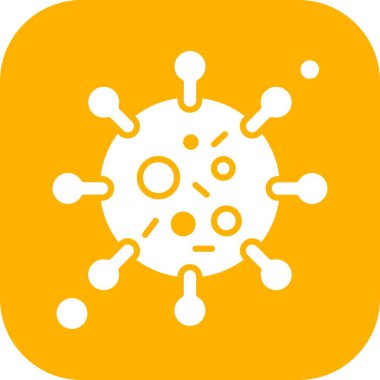 Virüs Simgesi, vektör illüstrasyonu