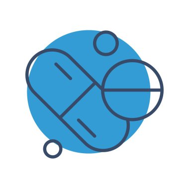 Vektör korona virüsü, covid-19 Simgesi, vektör illüstrasyonu