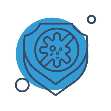 Vektör kalkanı ağ simgesi