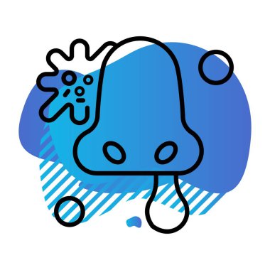 Coronavirus Simgesi, Vektör İllüstrasyonu