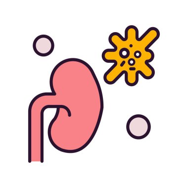 Vektör korona virüsü, covid-19 Simgesi, vektör illüstrasyonu