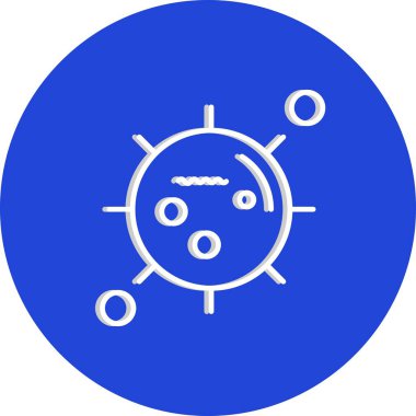 Coronavirus Simgesi, Vektör İllüstrasyonu