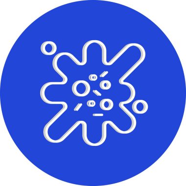 Coronavirus Simgesi, Vektör İllüstrasyonu