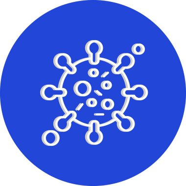 Virüs Simgesi, vektör illüstrasyonu