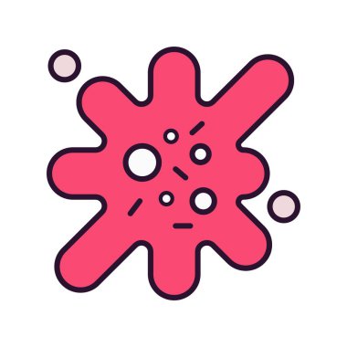 Coronavirus Simgesi, Vektör İllüstrasyonu