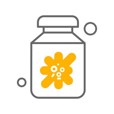 Vektör korona virüsü, covid-19 Simgesi, vektör illüstrasyonu