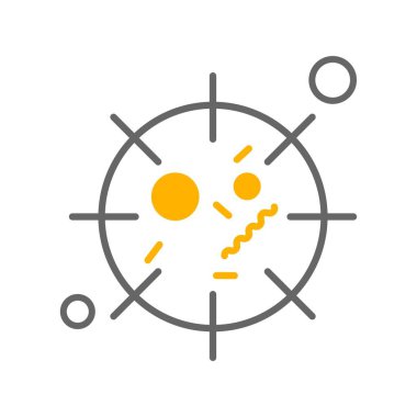 Coronavirus Simgesi, Vektör İllüstrasyonu