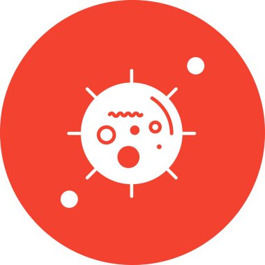 Coronavirus Simgesi, Vektör İllüstrasyonu