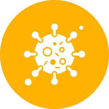 Virüs Simgesi, vektör illüstrasyonu