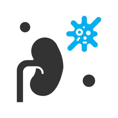 Vektör korona virüsü, covid-19 Simgesi, vektör illüstrasyonu