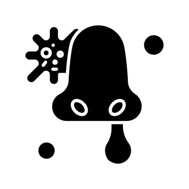 Coronavirus Simgesi, Vektör İllüstrasyonu