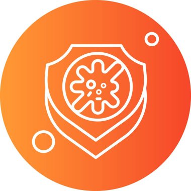 Vektör kalkanı ağ simgesi