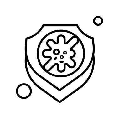 Vektör kalkanı ağ simgesi