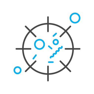 Coronavirus Simgesi, Vektör İllüstrasyonu